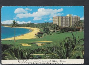 America Postcard- Royal Lahaina Hotel,Kaanapali,Maui,Hawaii. Posted 1986? RR7391