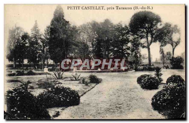 Old Postcard Petit Castelet near Tarascon B R