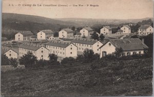 Camp de La Courtine Creuse Military Postcard C167