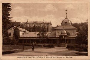 Czech Republic Tatranská Lomnica Kúpele v Pozadi Grandhotel Praha 03.03