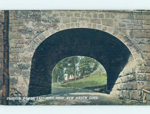 Divided-Back BRIDGE SCENE New Haven Connecticut CT H8961