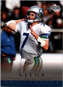 2000 Upper Deck Football Card Jon Kitna Seattle Seahawks sk5696
