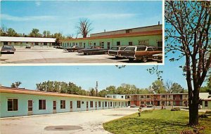 MI, Southfield, Michigan, Blue Bird Motel, Multi-View, 60s Cars, Dexter No 51973