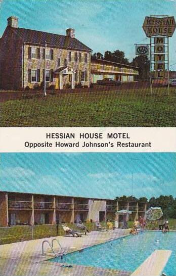 Virginia Staunton Hessian House Motel With Pool 1976