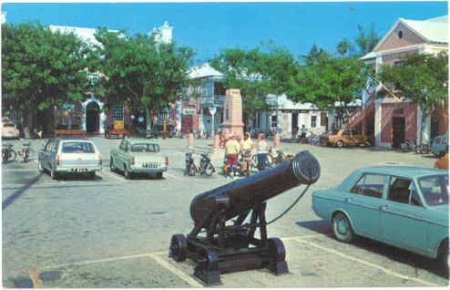 King's Parade, St. George's, Bermuda, chrome