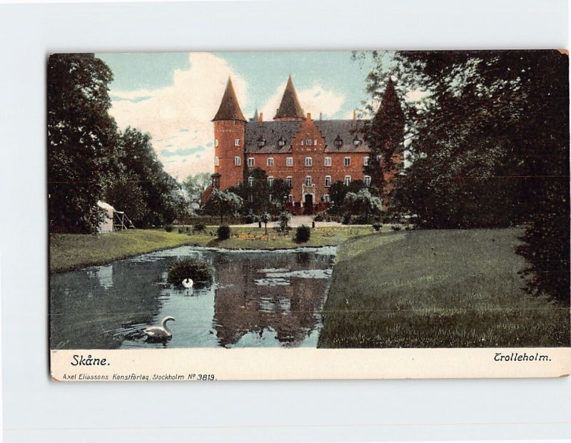 Postcard Trolleholm Svalöv Sweden