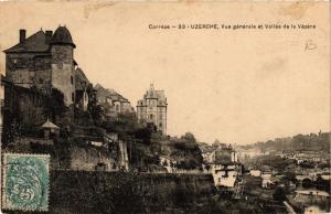 CPA UZERCHE - Vue générale et Vallée de la Vezere (692585)