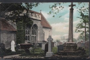 Herefordshire Postcard - Boebury Church & Edna Lyall's Stone  RT852