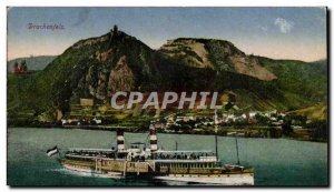 Germany Germany Old Postcard Drachenfels (boat ship)