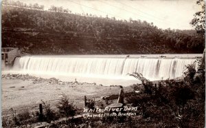 1910s White River Dam Missouri Cramer Photo Branson RPPC Real Photo Postcard