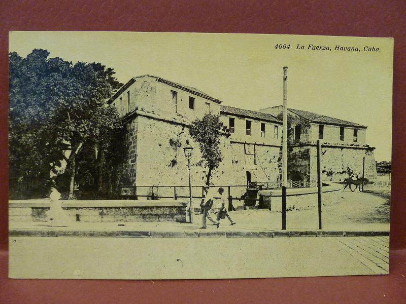Old Postcard La Fuerza Havana Cuba #2 Black & White