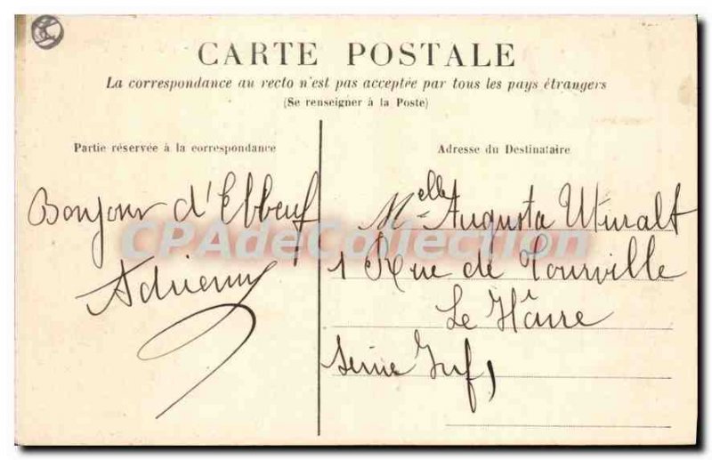 Postcard Old Elbeuf Hotel De Ville