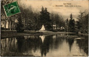 CPA Mazamet Jardin public et Jet d'eau FRANCE (1016414)