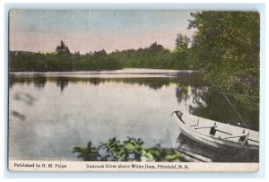 Suncook River Above White Dam Pittsfield NH New Hampshire Postcard (EN10)