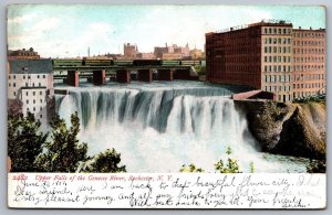 1907 Upper Falls Of Genesee River Rochester New York NY Posted Postcard