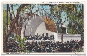 Band Concert In Williams Park, St. Petersburg, Florida, 1910-1920s