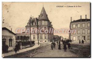 Postcard Old Cognac Station Ave.