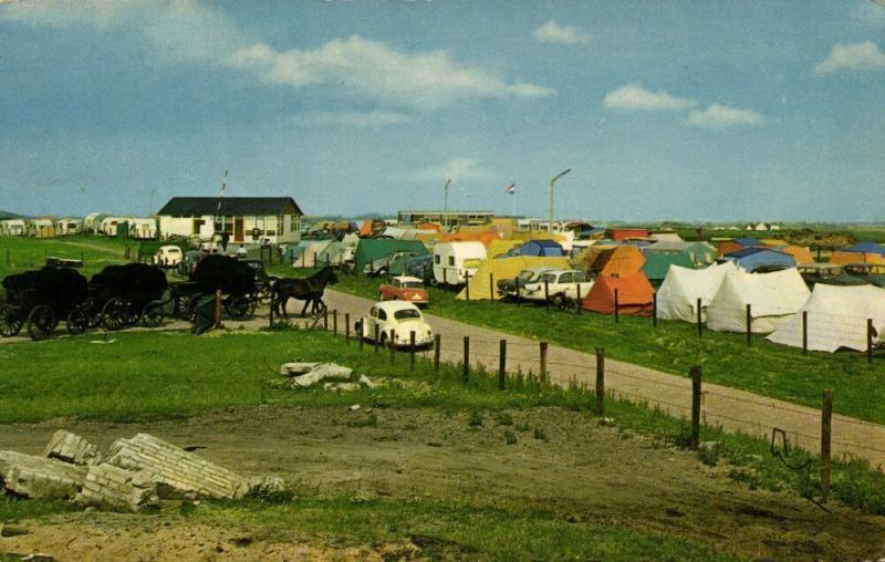 netherlands, KATWIJK aan Zee, Camping, Car VW V.W. Beetle (1965)