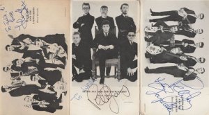 Peter Jay & The Jaywalkers of The Beatles Tours 3x Hand Signed Photo s