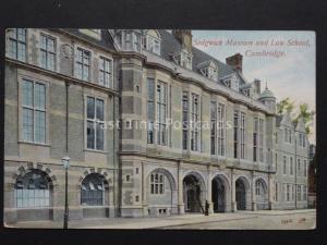 Cambridge: Sedgwick Museum and Law School c1911 by Hartmann