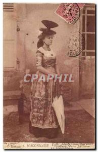 Macon - Maconaise - Women - Folklore - Costumes - Old Postcard