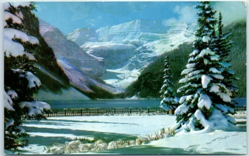 Snowy Winter Blanket at Lake Louise - Banff National Park - Alberta, Canada 