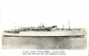 RMS Strathmore, India & Australia Mail Service Steamer Ship Postal Used Unkno...