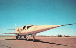 Vintage Postcard Douglas X-3 Stiletto Research Aircraft Power Plant Supersonic