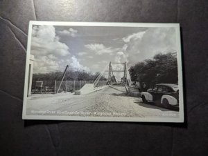 Mint Mexico PPC Postcard Bridge Over Rio Grande River Raynosa Mex