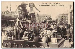 Old Postcard Nice Carnival The Lansquenet