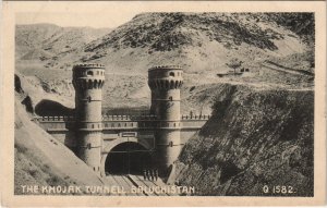 PC PAKISTAN, THE KHOJAK TUNNEL, Vintage Postcard (b43243)