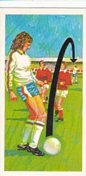 Brooke Bond Trade Card Play Better Soccer No 27 The Chip Pass