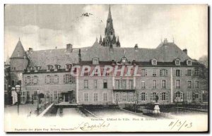 Old Postcard Grenoble The City Hotel