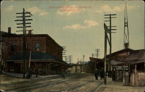 Pawtucket Rhode Island RI Railroad Train Station Depot c1910 Vintage Postcard