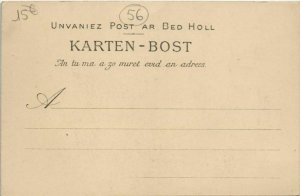 CPA HENNEBONT Bas de la rue Trottier Marché (809771)