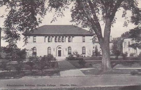 Ohio Oberlin Administration Building Oberlin College Albertype