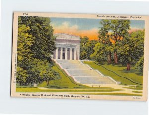 Postcard Lincoln National Memorial, Abraham Lincoln National Historical Park, KY