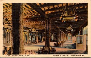 Linen Postcard Lounge at Canyon Lodge in Yellowstone, Wyoming