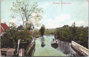 Netherlands Bussum Naardervaart Vintage Postcard 09.42