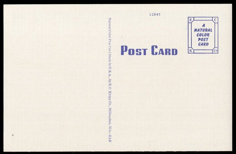 41820) Michigan IRON MOUNTAIN Iron Ore Mining - LINEN