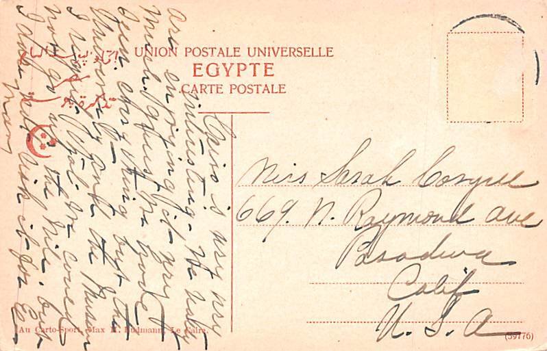 Citadelle et tombeaux des Califes Le Caire Egypt, Egypte, Africa Postal Used ...