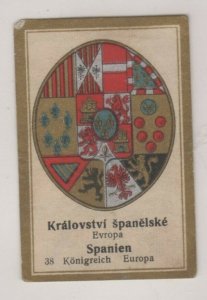 Rueger Chocolates Vignette Trade Cards National Coats of Arms- Spain #38