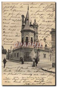 Postcard Old House Tours Remaissance Rue des Ursulines