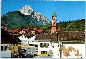 M-86945 Mittenwald against Wettersteinspitze Mittenwald Germany