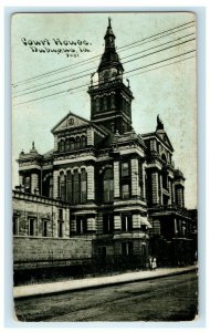 1911 Court House Building Dubuque Iowa IA, Raoine Minnesota Antique Postcard 