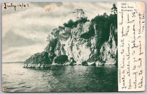 Burlington Vermont 1907 Postcard Rock Point