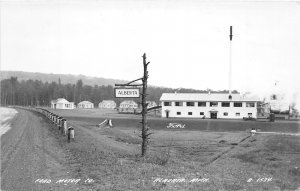 J62/ Alaberta Michigan RPPC Postcard c1930s Ford Motor Co Factory 158