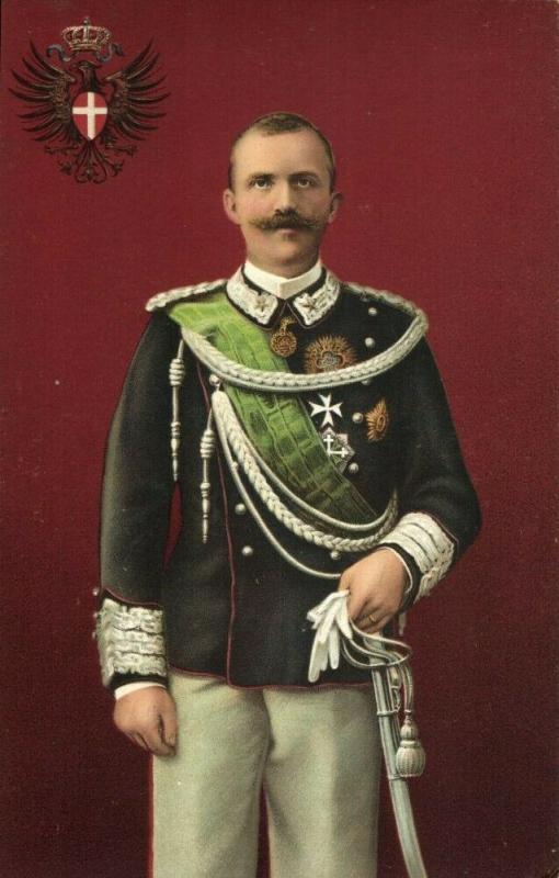 King Victor Emmanuel III of Italy in Uniform (1910s) Postcard