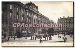 Postcard Old Lyon Place Bellecour Palais des Aris