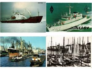 NAUTIQUE NAVIGATION SHIPPING BOATS MOSTLY MODERN 500 CP 1960-1990 PERIOD